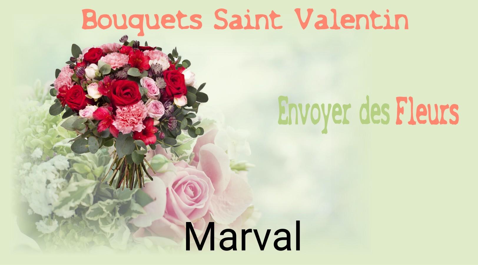 Roses de Saint-Valentin livrées à Marval